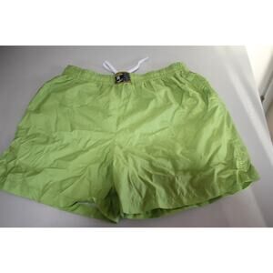Vintage Joe Boxer Swim Trunks Mens Large Lime Green Nylon Shorts Y2K Summer